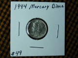 1944 MERCURY DIME UNC