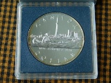 1984 CANDIAN SILVER DOLLAR IN HOLDER PF