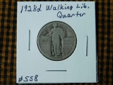 1928D STANDING LIBERTY QUARTER VG