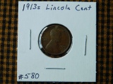 1913S LINCOLN CENT F