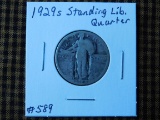 1929S STANDING LIBERTY QUARTER F