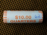 ROLL OF 2007P WYOMING STATE QUARTERS IN BANK ROLL BU