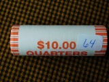 ROLL OF 2007P WASHINGTON STATE QUARTERS IN BANK ROLL BU