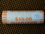 ROLL OF 2004P FLORIDA STATE QUARTERS IN BANK ROLL BU