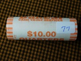 ROLL OF 2005P OREGON STATE QUARTERS IN BANK ROLL BU