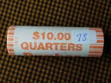 ROLL OF 2004P MICHIGAN STATE QUARTERS IN BANK ROLL BU