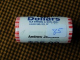 ROLL OF 25-2011P ANDREW JOHNSON DOLLARS IN BANK ROLL BU