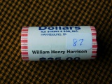 ROLL OF 25-2009P WILLIAM H. HARRISON DOLLARS IN BANK ROLL BU