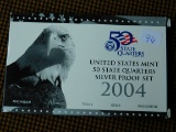 2004 SILVER QUARTERS PROOF SET