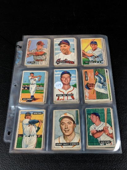 (Lot of 48) 1951 Bowman Baseball cards