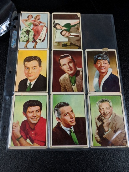 (Lot of 14) '53/'54 TV/Radio Stars&US Navy