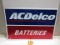 ACDELCO BATTERIES SIGN S.S.T. SELF FRAMED 24''X36''STOUT SIGN CO. NEW OLD STOCK