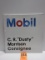 MOBIL C.R. DUSTY SIGN S.S.METAL 24'' X24''