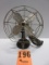 EARLY ELETRIC FAN WITH NICE CAST IRON BASE WORKS 9''