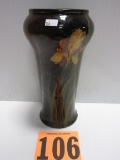 WELLER LOUWELSA  VASE VERY RARE GREAT PIECE 10 1/2'' TALL SMALL CHIP & HAIRLINE