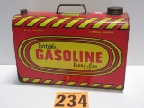 UNUSUAL 2 IMPERIAL GALLONS PORTABLE GASOLINE GERRY-CAN