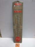 EVEREADY ANTI FREEZE THERMOMETER 8''X36'' HAS RUST A LITTLE ROUGH