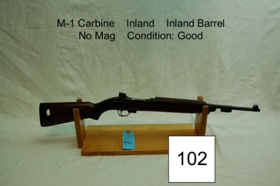 M-1 Carbine    Inland    Inland Barrel    Condition: Good