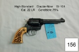 High-Standard    Double-Nine    W-104    Cal .22 LR    Condition: 75%