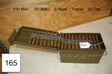 100 Rnd    .50 BMG    Linked    Tracer    In Can
