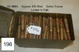 .50 BMG    Approx 120 Rnd    Some Spotter Tracer    Loose In Can
