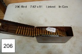 200 Rnd    7.62 x 51    Linked    In Can