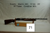 Beretta    Mod AL-390    12 GA    28”    W/ Tubes    Condition: 90%