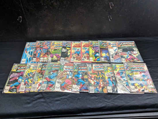Captain America - 49 books - 251-297, Duplicates of #'s 255 & 271