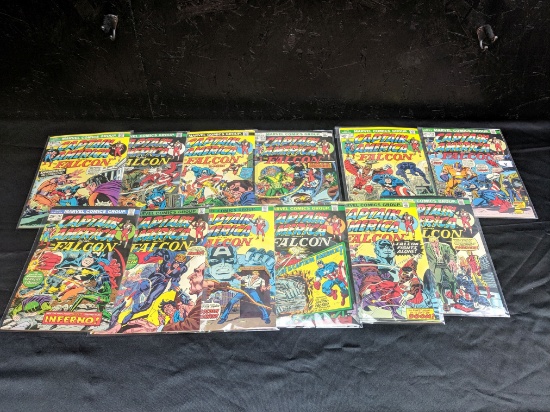 Captain America - 22 books - 170-189, Duplicates of #'s 187 & 188