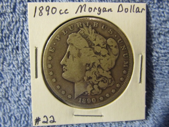 1890CC MORGAN DOLLAR VG