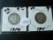 1914,15, BARBER QUARTERS (2-COINS) VG