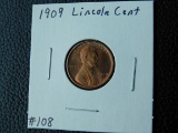 1909 LINCOLN CENT (FIRST YEAR) BU