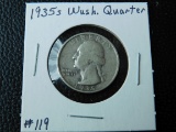 1935S WASHINGTON QUARTER VF