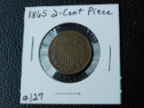 1865 2-CENT PIECE VG