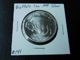 BUFFALO 1-OZ. .999 SILVER ROUND BU