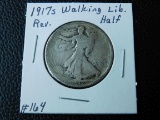 1917S REV. WALKING LIBERTY HALF VG