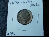 1915D BUFFALO NICKEL (NICE SEMI KEY) XF+