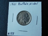 1921 BUFFALO NICKEL AU