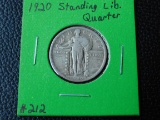 1920 STANDING LIBERTY QUARTER VF