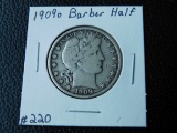 1909O BARBER HALF VF