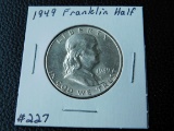 1949 FRANKLIN HALF (SEMI KEY) UNC FBL