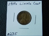 1909S LINCOLN CENT (A SEMI KEY) XF