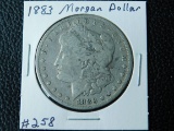 1883 MORGAN DOLLAR F