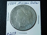 1884 MORGAN DOLLAR VG