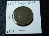 1827 LARGE CENT (A BETTER DATE) AG