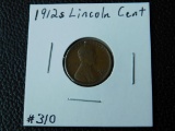 1912S LINCOLN CENT (A SEMI KEY) F