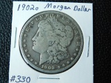 1902O MORGAN DOLLAR F