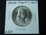 1963D FRANKLIN HALF BU