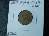 1857 FLYING EAGLE CENT (NICE) XF+