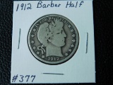 1912 BARBER HALF VG+